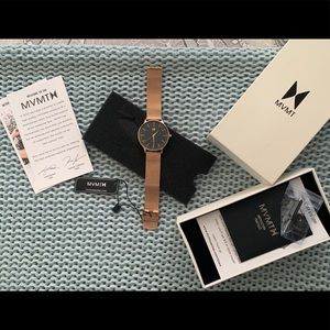 MVMT rose gold watch- NEVER WORN
